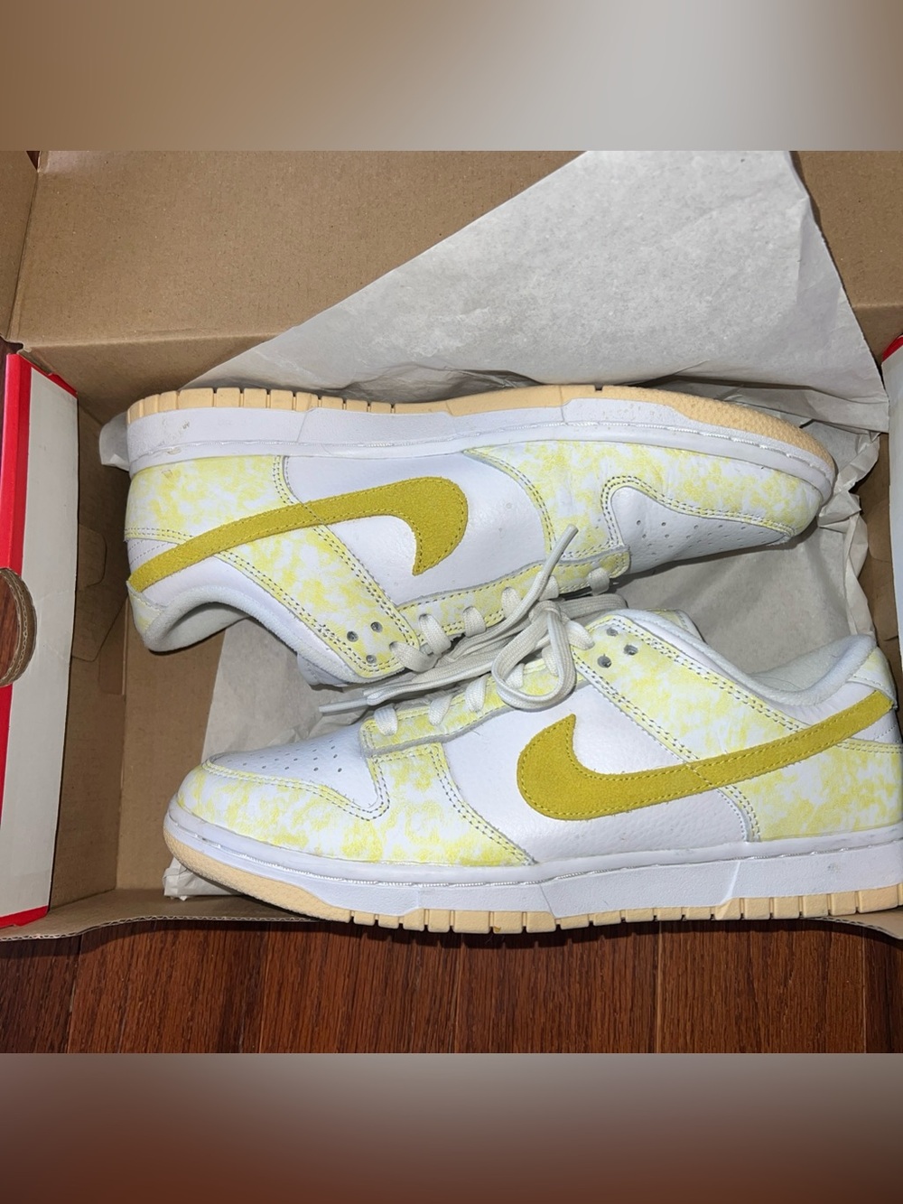 Nike Dunk Low OG Yellow Strike Women's Sneaker DM9467-700 Low Top 2021 Size 9.5